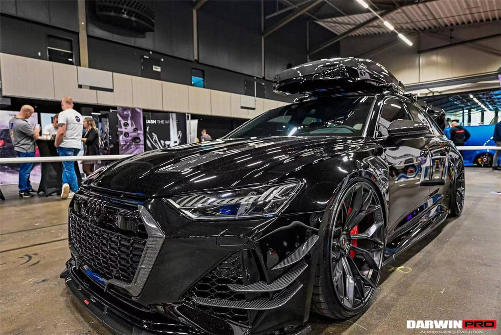 DARWINPRO - AUDI RS6 AVANT C8 2019-2023 IMP PERFORMANCE CARBON FIBRE FRONT CANARDS