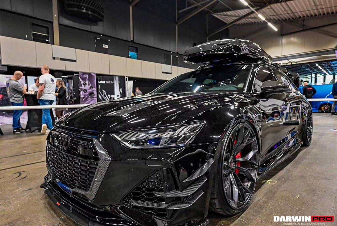 DARWINPRO - AUDI RS6 AVANT C8 2019-2023 IMP PERFORMANCE CARBON FIBRE FRONT CANARDS