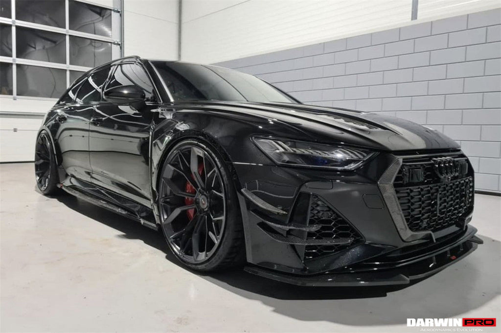 DARWINPRO - AUDI RS6 AVANT C8 2019-2023 IMP PERFORMANCE CARBON FIBRE FRONT CANARDS
