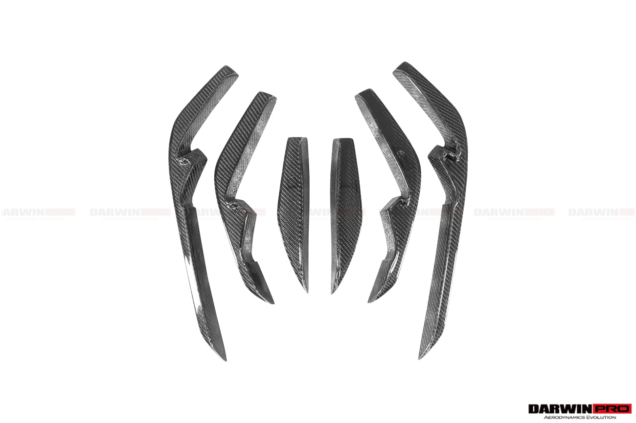 DARWINPRO - AUDI RS6 AVANT C8 2019-2023 IMP PERFORMANCE CARBON FIBRE FRONT CANARDS