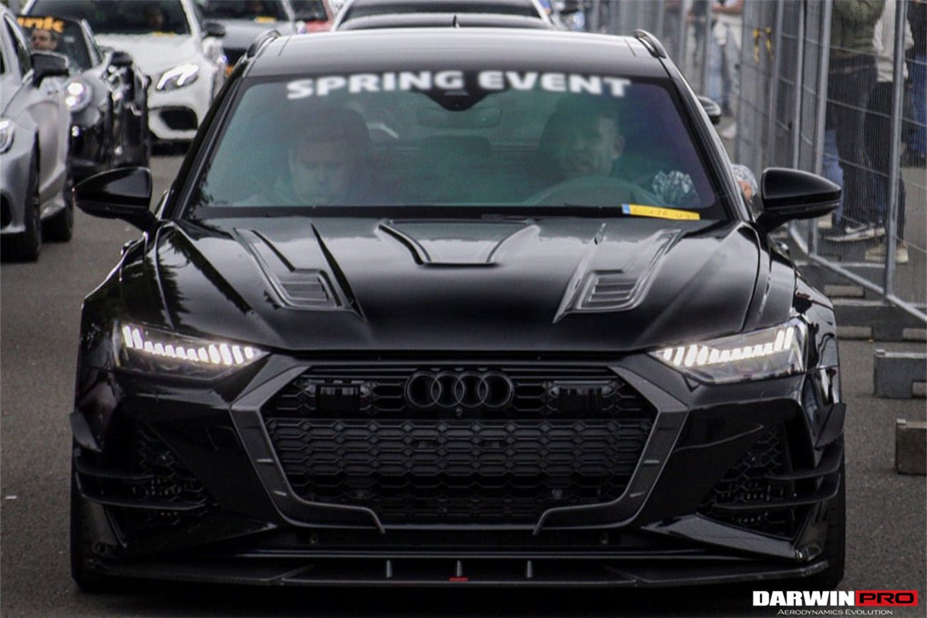 DARWINPRO - AUDI RS6 AVANT C8 2019-2023 IMP PERFORMANCE CARBON FIBRE FRONT CANARDS