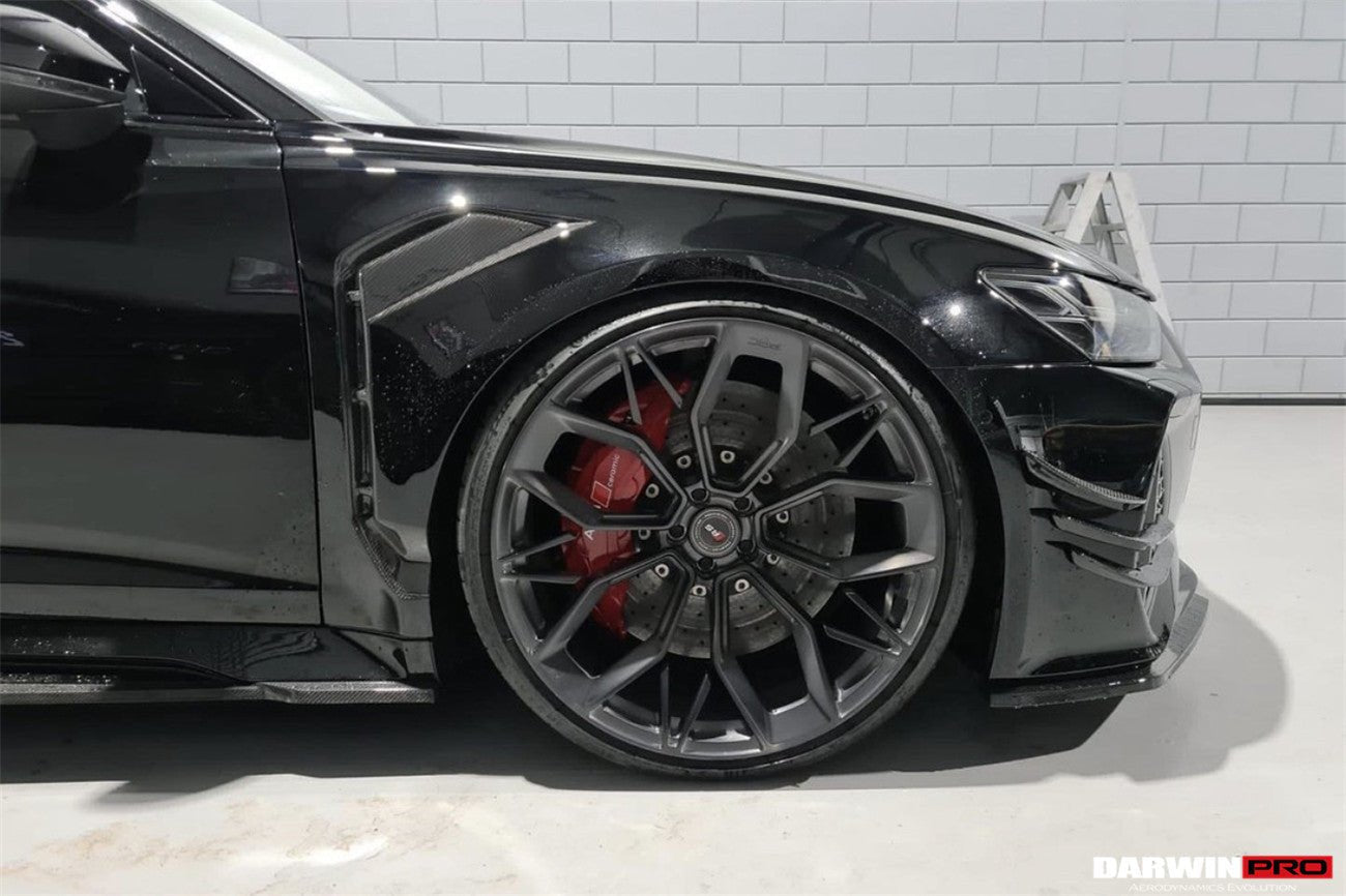 DARWINPRO - AUDI RS6 AVANT C8 2019-2023 IMP PERFORMANCE CARBON FIBRE FRONT CANARDS