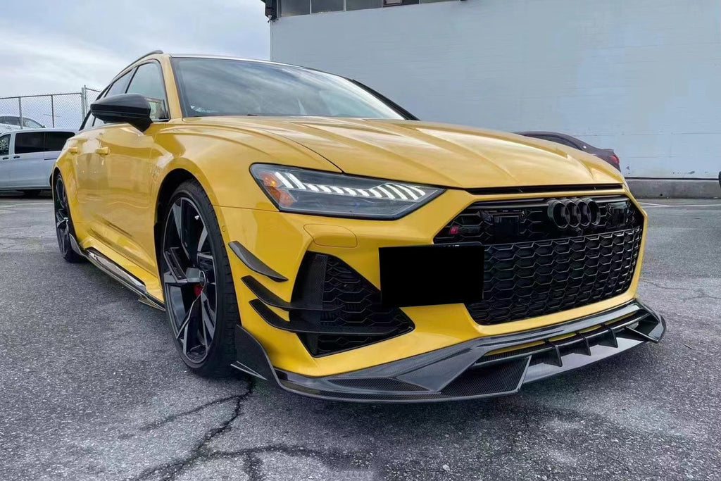 DARWINPRO - AUDI RS6 AVANT C8 2019-2023 IMP PERFORMANCE CARBON FIBRE FRONT CANARDS