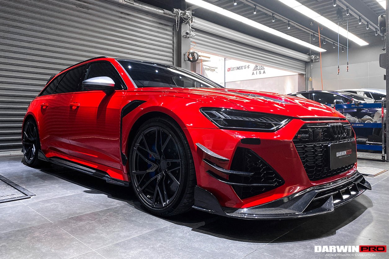 DARWINPRO - AUDI RS6 AVANT C8 2019-2023 IMP PERFORMANCE CARBON FIBRE FRONT CANARDS