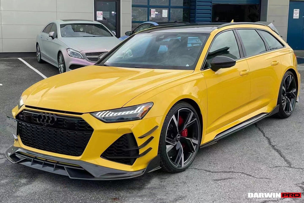 DARWINPRO - AUDI RS6 AVANT C8 2019-2023 IMP PERFORMANCE CARBON FIBRE FRONT CANARDS