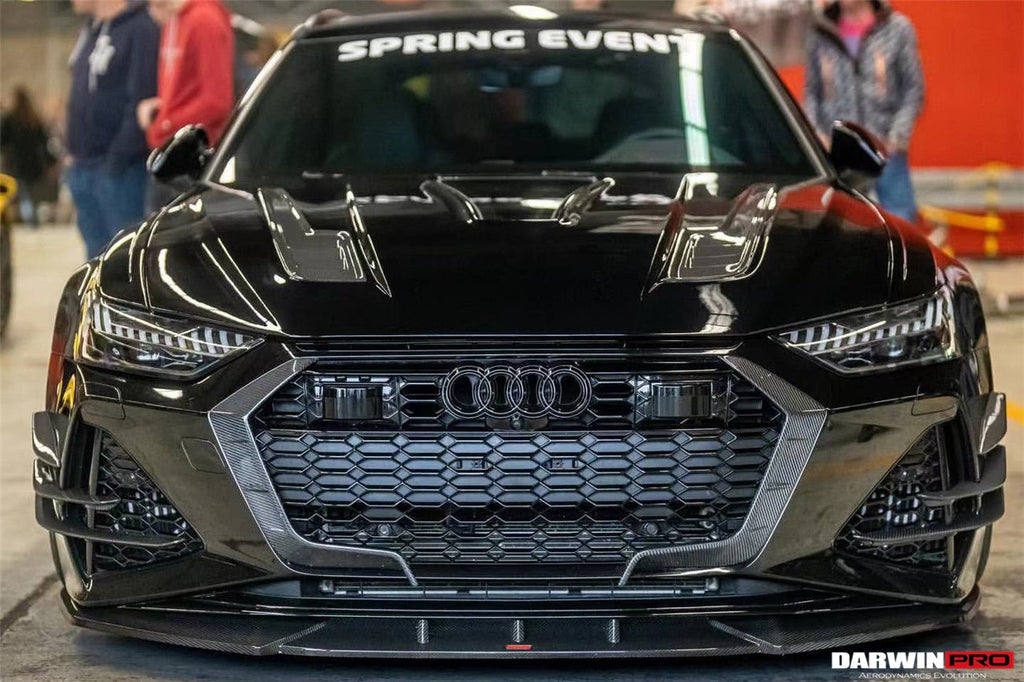 DARWINPRO - AUDI RS6 AVANT C8 2019-2023 IMP PERFORMANCE CARBON FIBRE FRONT CANARDS