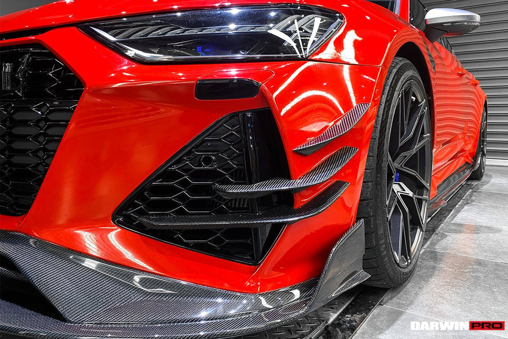 DARWINPRO - AUDI RS6 AVANT C8 2019-2023 IMP PERFORMANCE CARBON FIBRE FRONT CANARDS