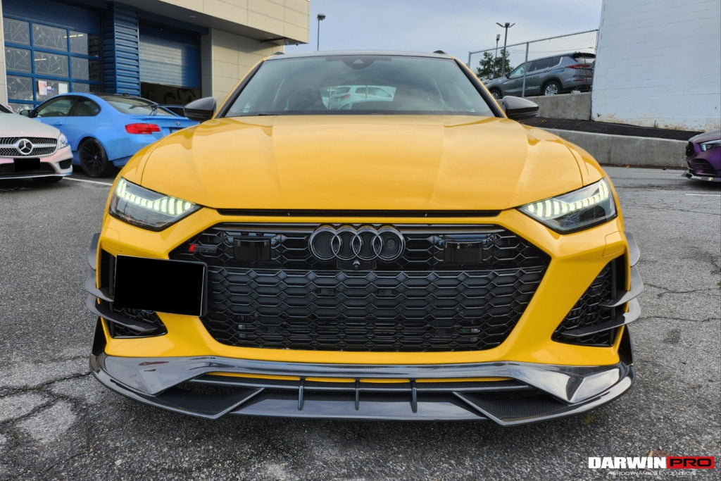 DARWINPRO - AUDI RS6 AVANT C8 2019-2023 IMP PERFORMANCE CARBON FIBRE FRONT CANARDS