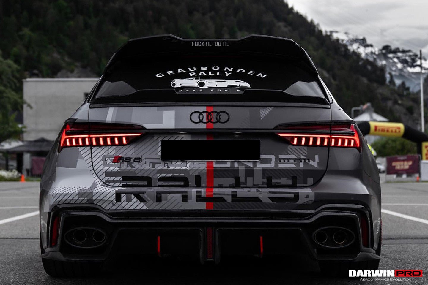 DARWINPRO - AUDI RS6 AVANT C8 2019-2023 IMP PERFORMANCE CARBON FIBRE MID SPOILER