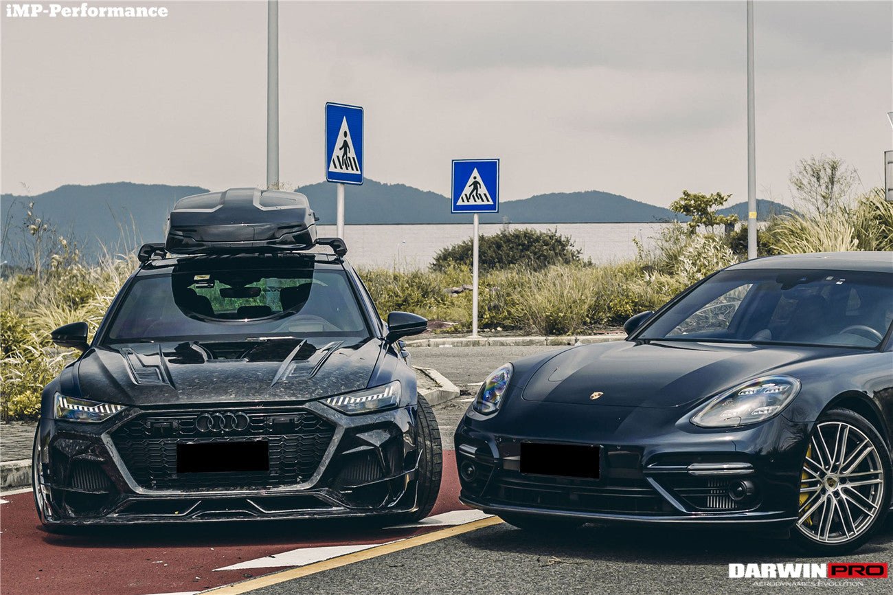 DARWINPRO - AUDI RS6 AVANT C8 2019-2023 IMP PERFORMANCE PARTIAL CARBON FIBRE PARTIAL HOOD BONNET