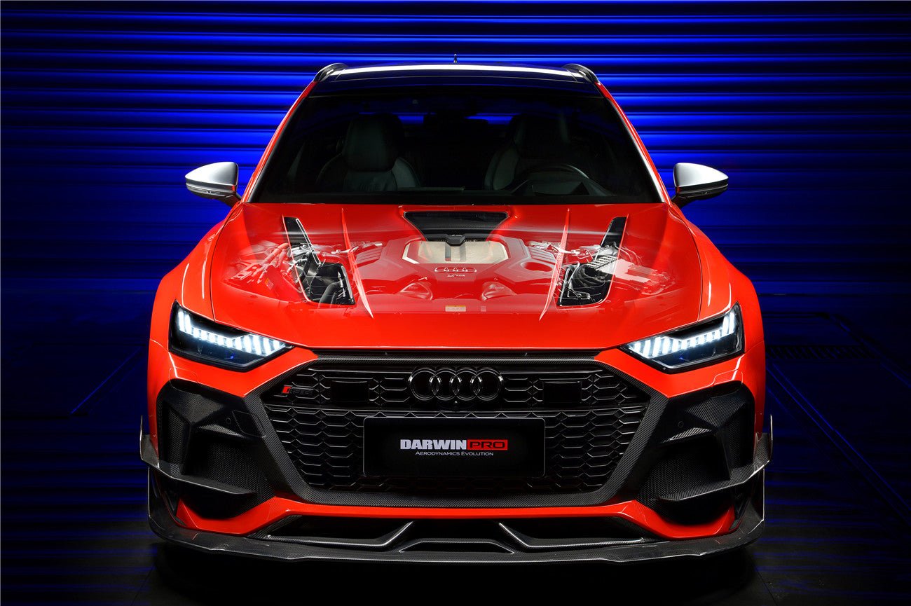 DARWINPRO - AUDI RS6 AVANT C8 2019-2023 IMP PERFORMANCE PARTIAL CARBON FIBRE PARTIAL HOOD BONNET