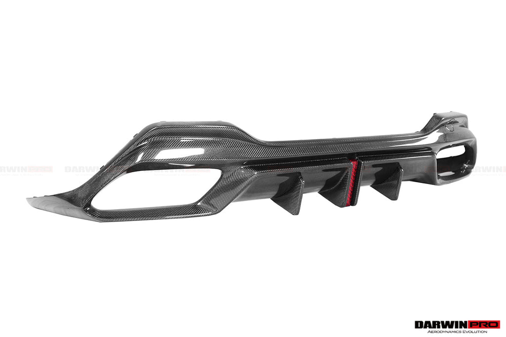 DARWINPRO - BMW 8 SERIES G14 /G15/G16 IMP PERFORMANCE CARBON FIBRE LED REAR DIFFUSER