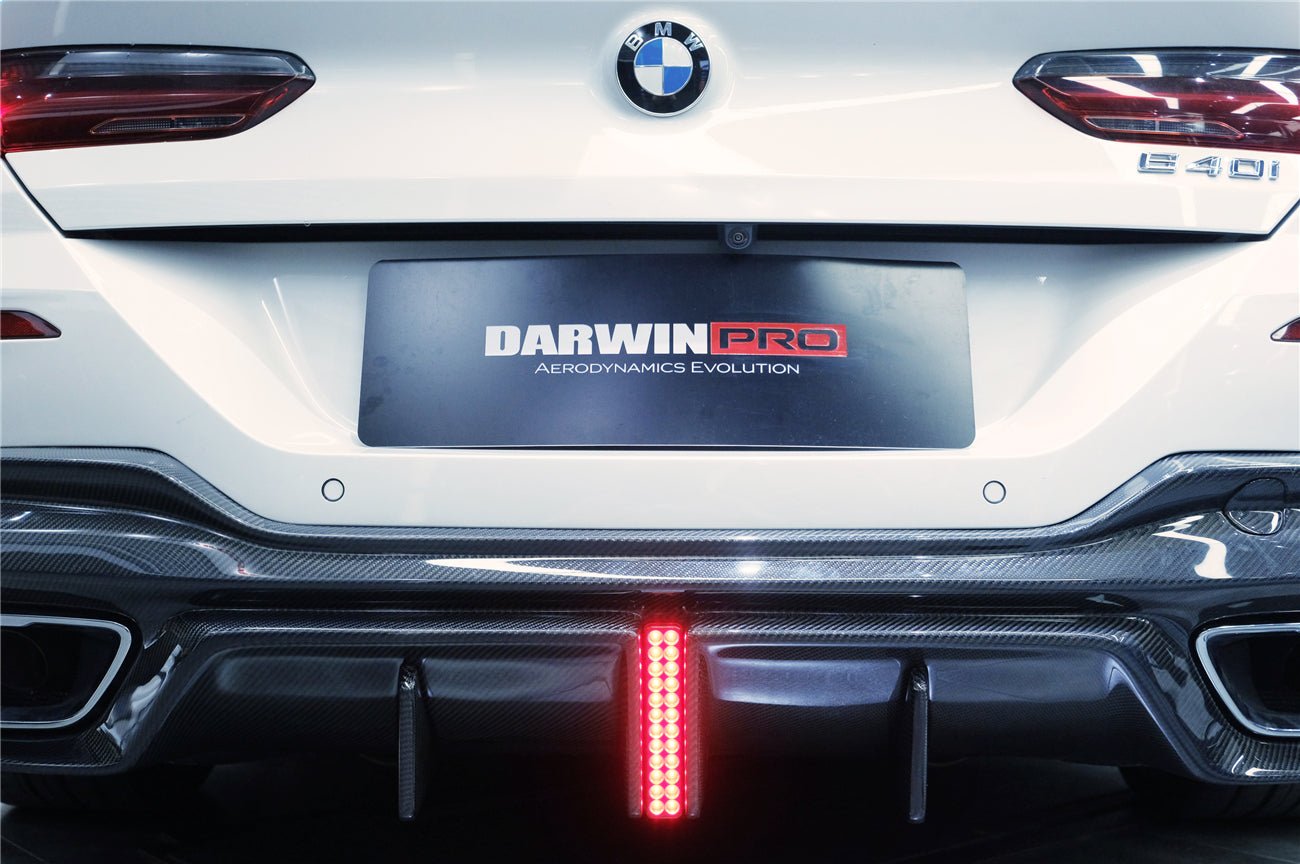 DARWINPRO - BMW 8 SERIES G14 /G15/G16 IMP PERFORMANCE CARBON FIBRE LED REAR DIFFUSER