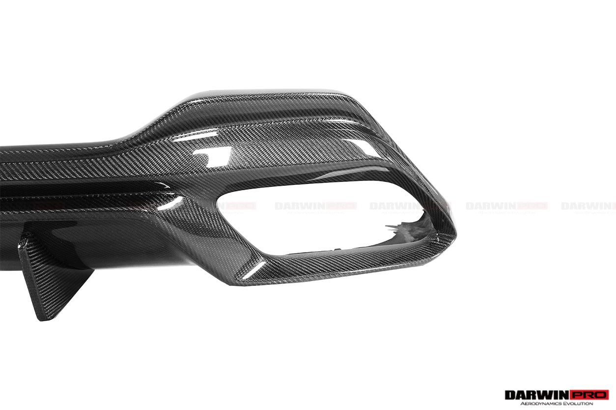 DARWINPRO - BMW 8 SERIES G14 /G15/G16 IMP PERFORMANCE CARBON FIBRE LED REAR DIFFUSER