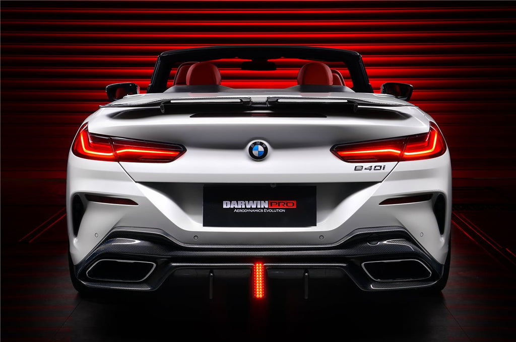 DARWINPRO - BMW 8 SERIES G14 /G15/G16 IMP PERFORMANCE CARBON FIBRE LED REAR DIFFUSER