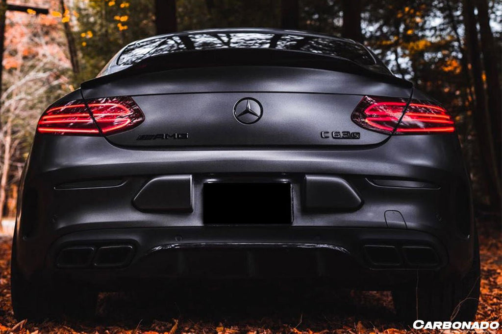 DARWINPRO - MERCEDES BENZ C-CLASS W205 COUPE 2015- 2021 PS STYLE TRUNK SPOILER