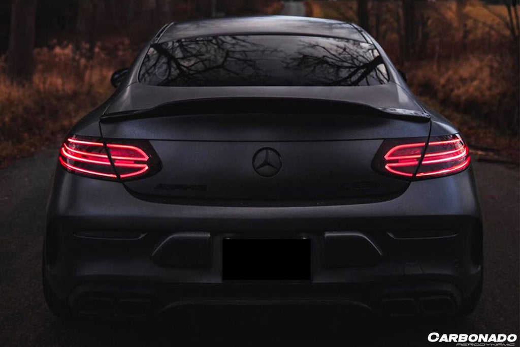 DARWINPRO - MERCEDES BENZ C-CLASS W205 COUPE 2015- 2021 PS STYLE TRUNK SPOILER