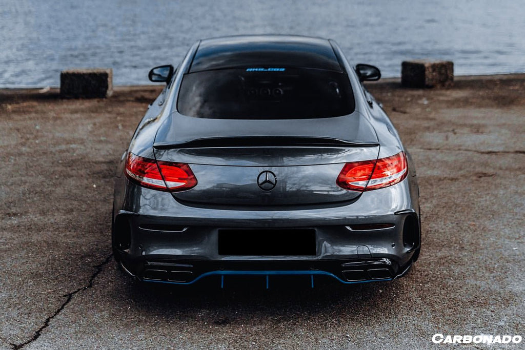 DARWINPRO - MERCEDES BENZ C-CLASS W205 COUPE 2015- 2021 PS STYLE TRUNK SPOILER