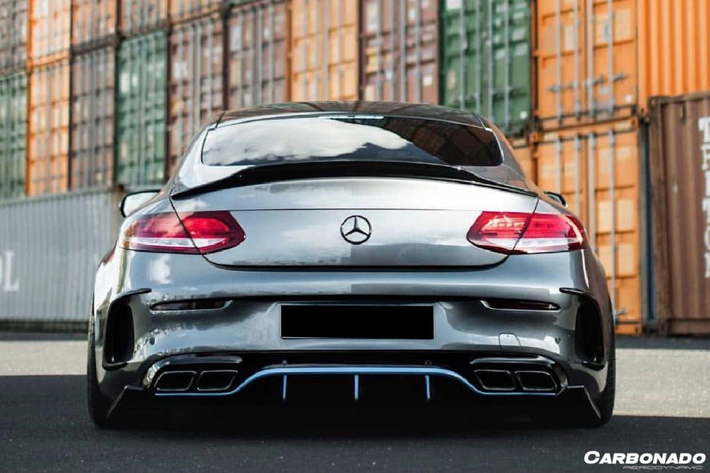 DARWINPRO - MERCEDES BENZ C-CLASS W205 COUPE 2015- 2021 PS STYLE TRUNK SPOILER
