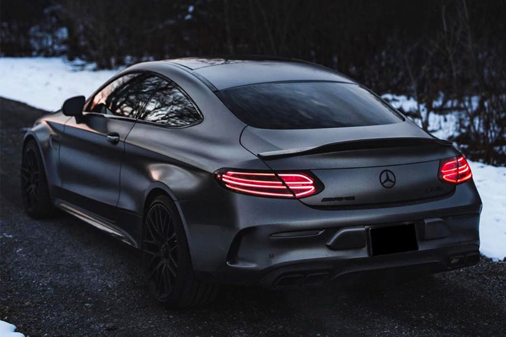 DARWINPRO - MERCEDES BENZ C-CLASS W205 COUPE 2015- 2021 PS STYLE TRUNK SPOILER