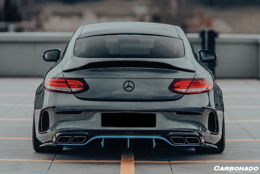 DARWINPRO - MERCEDES BENZ C-CLASS W205 COUPE 2015- 2021 PS STYLE TRUNK SPOILER