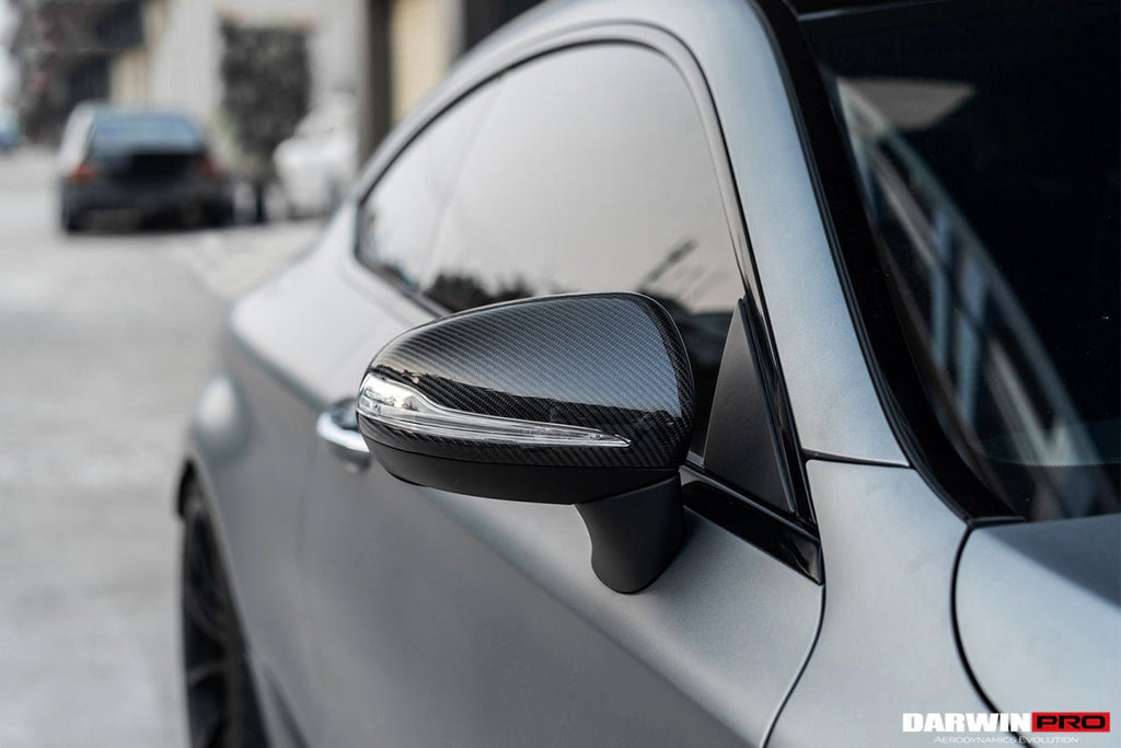 DARWINPRO - MERCEDES BENZ C-CLASS W205 DRY CARBON FIBER MIRROR HOUSING REPLACEMENT