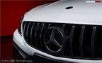 DARWINPRO - MERCEDES BENZ W205 C63 C63S 2015-2021 AMG COUPE IMP PERFORMANCE PARTIAL CARBON FIBER FRONT BUMPER WITH GRILL & CANARDS