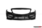 DARWINPRO - MERCEDES BENZ W205 C63 C63S 2015-2021 AMG COUPE IMP PERFORMANCE PARTIAL CARBON FIBER FRONT BUMPER WITH GRILL & CANARDS