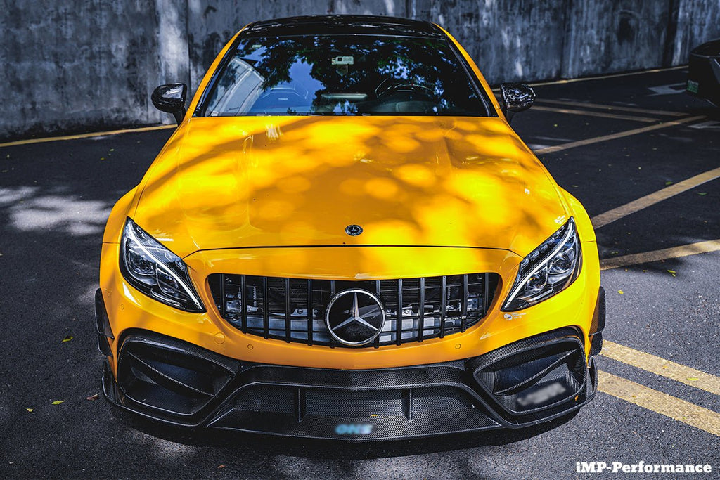 DARWINPRO - MERCEDES BENZ W205 C63 & C6S AMG COUPE 2015 -2021 PARTIAL CARBON FIBER FULL BODY KIT