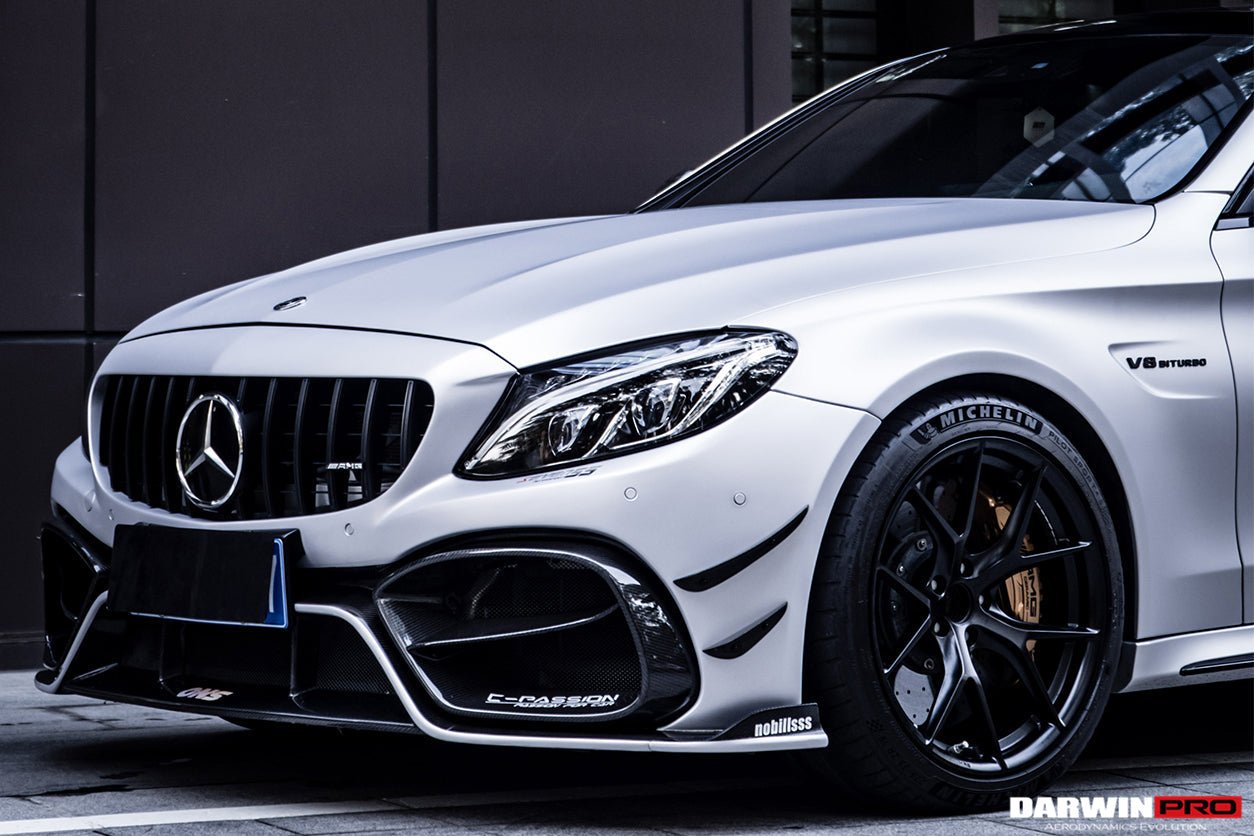 DARWINPRO - MERCEDES BENZ W205 C63 & C6S AMG COUPE 2015 -2021 PARTIAL CARBON FIBER FULL BODY KIT