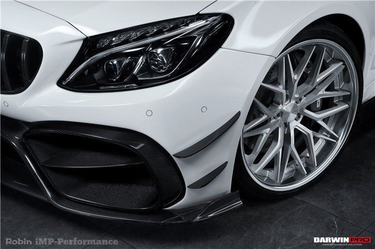 DARWINPRO - MERCEDES BENZ W205 C63 & C6S AMG COUPE 2015 -2021 PARTIAL CARBON FIBER FULL BODY KIT