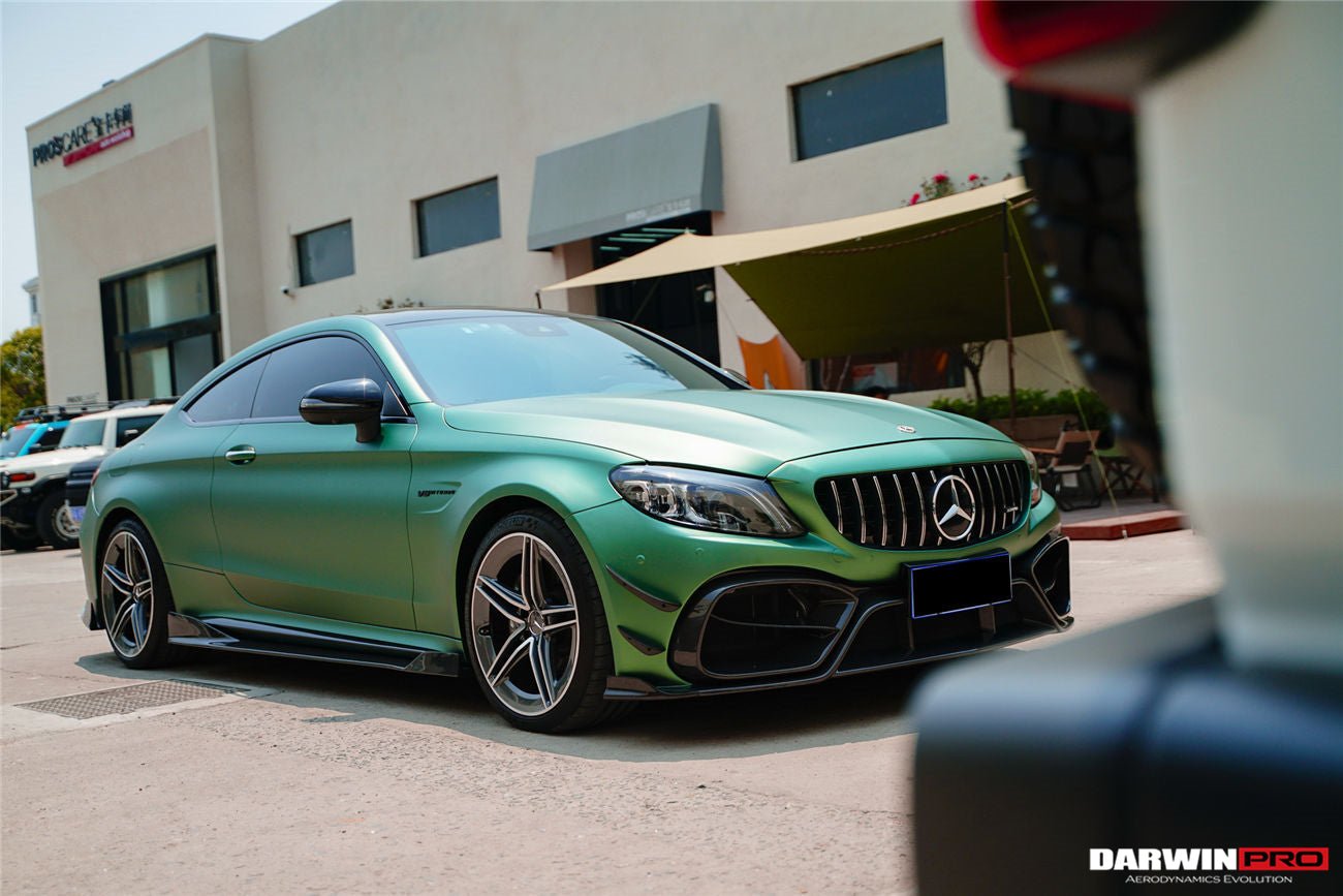 DARWINPRO - MERCEDES BENZ W205 C63 & C6S AMG COUPE 2015 -2021 PARTIAL CARBON FIBER FULL BODY KIT