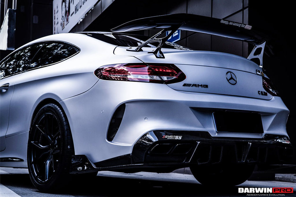 DARWINPRO - MERCEDES BENZ W205 C63 & C6S AMG COUPE 2015 -2021 PARTIAL CARBON FIBER FULL BODY KIT