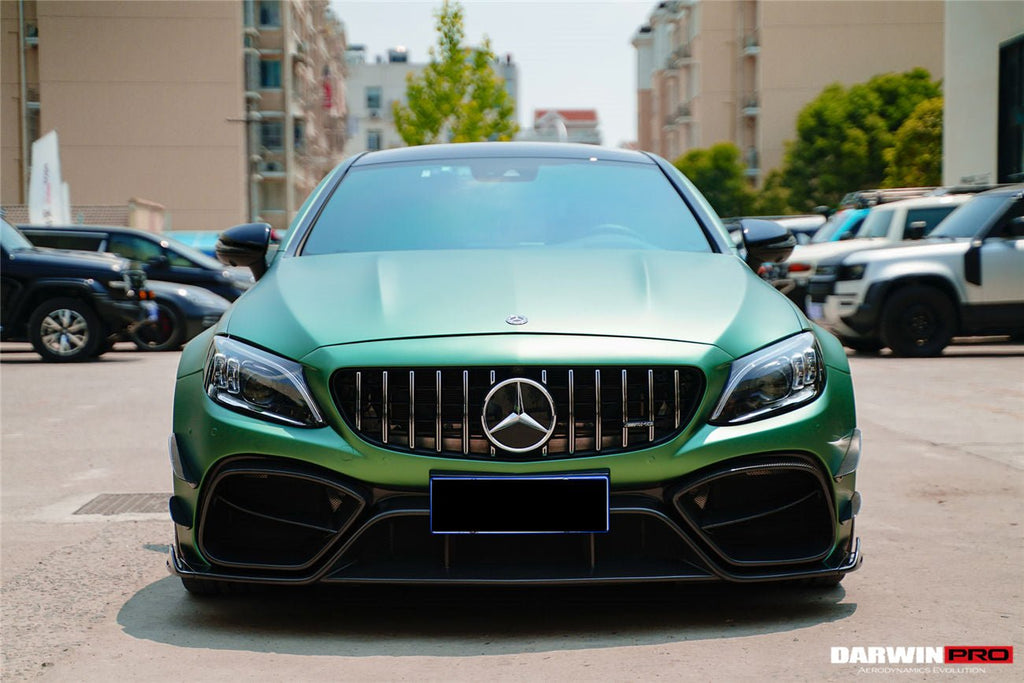 DARWINPRO - MERCEDES BENZ W205 C63 & C6S AMG COUPE 2015 -2021 PARTIAL CARBON FIBER FULL BODY KIT