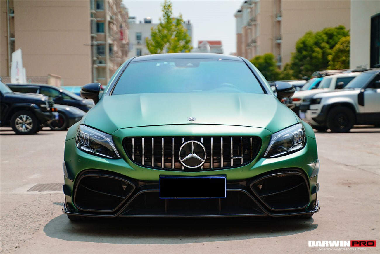 DARWINPRO - MERCEDES BENZ W205 C63 & C6S AMG COUPE 2015 -2021 PARTIAL CARBON FIBER FULL BODY KIT