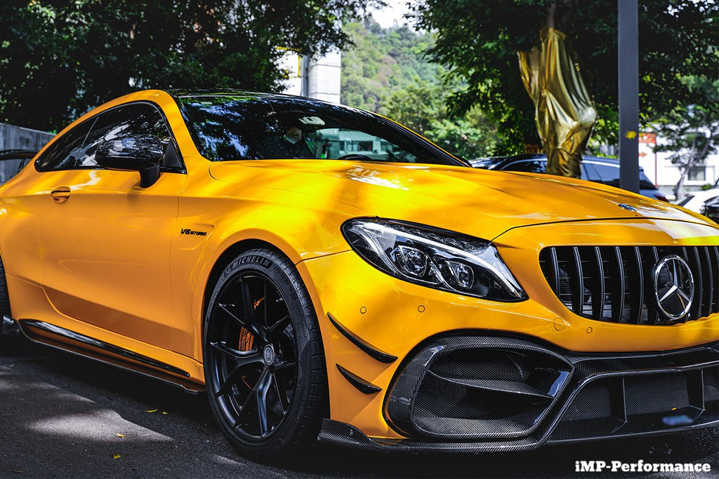 DARWINPRO - MERCEDES BENZ W205 C63 & C6S AMG COUPE 2015 -2021 PARTIAL CARBON FIBER FULL BODY KIT