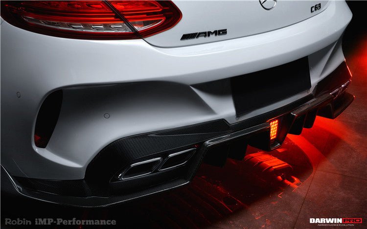 DARWINPRO - MERCEDES BENZ W205 C63 & C6S AMG COUPE 2015 -2021 PARTIAL CARBON FIBER FULL BODY KIT