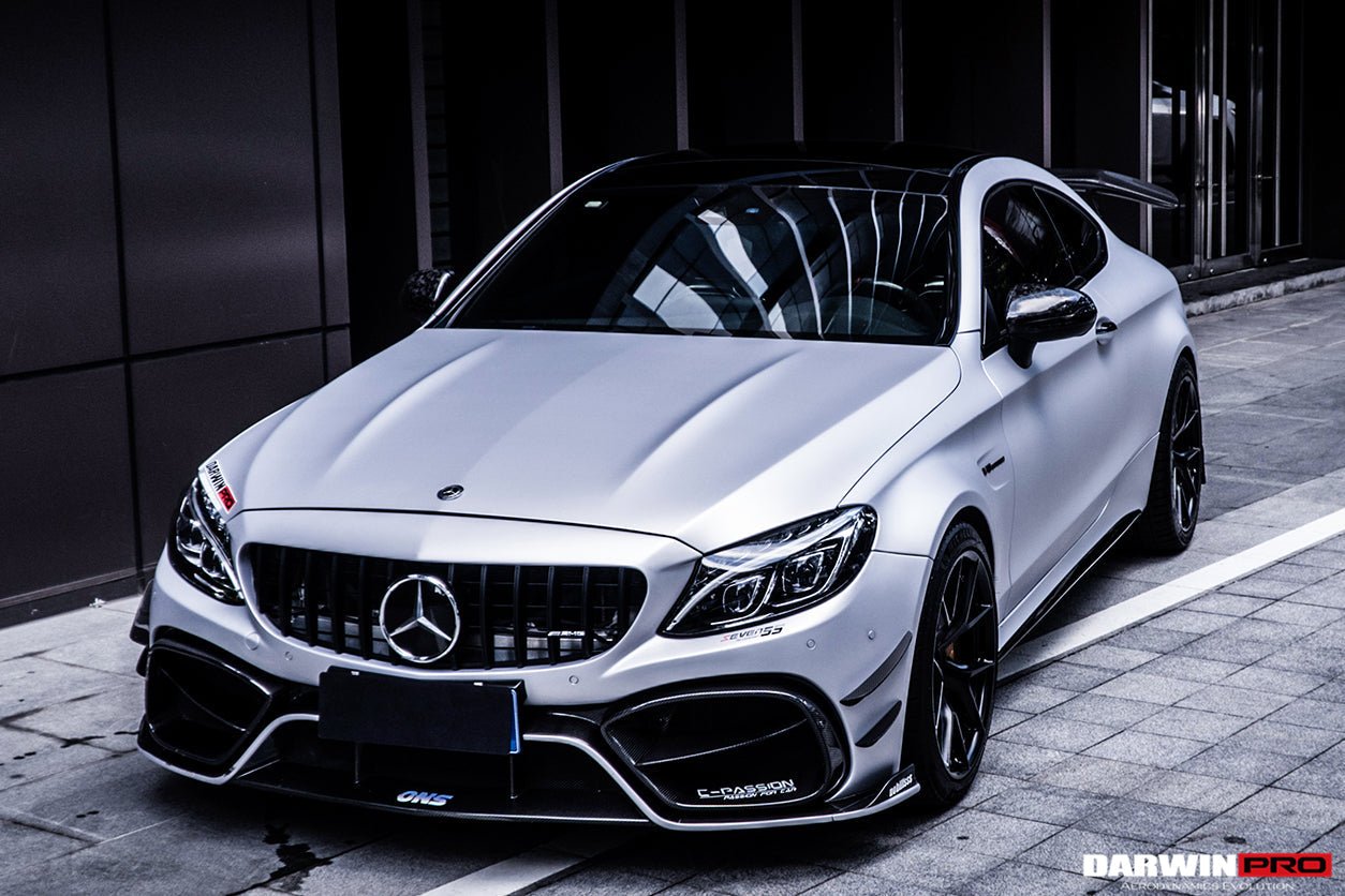 DARWINPRO - MERCEDES BENZ W205 C63 & C6S AMG COUPE 2015 -2021 PARTIAL CARBON FIBER FULL BODY KIT
