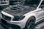 DARWINPRO - MERCEDES BENZ W205 C63 & C6S AMG COUPE 2015 -2021 PARTIAL CARBON FIBER HOOD BONNET