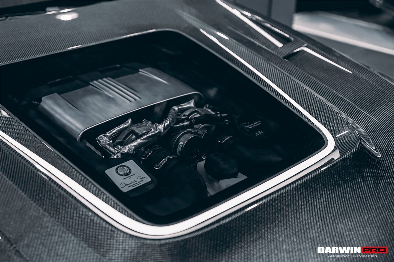 DARWINPRO - MERCEDES BENZ W205 C63 & C6S AMG COUPE 2015 -2021 PARTIAL CARBON FIBER HOOD BONNET