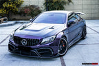 DARWINPRO - MERCEDES BENZ W205 C63 & C6S AMG COUPE 2015 -2021 PARTIAL CARBON FIBER HOOD BONNET