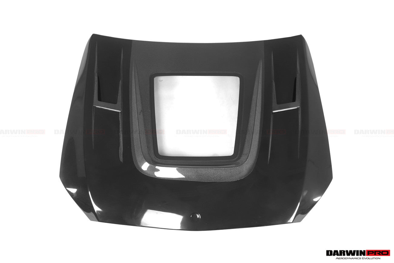 DARWINPRO - MERCEDES BENZ W205 C63 & C6S AMG COUPE 2015 -2021 PARTIAL CARBON FIBER HOOD BONNET