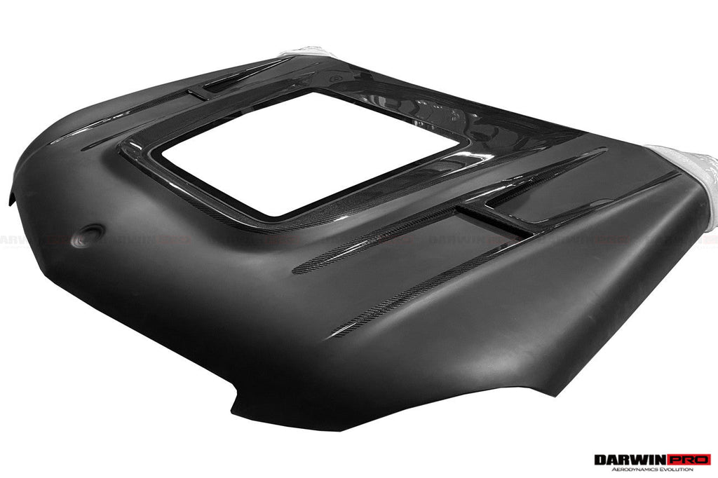 DARWINPRO - MERCEDES BENZ W205 C63 & C6S AMG COUPE 2015 -2021 PARTIAL CARBON FIBER HOOD BONNET