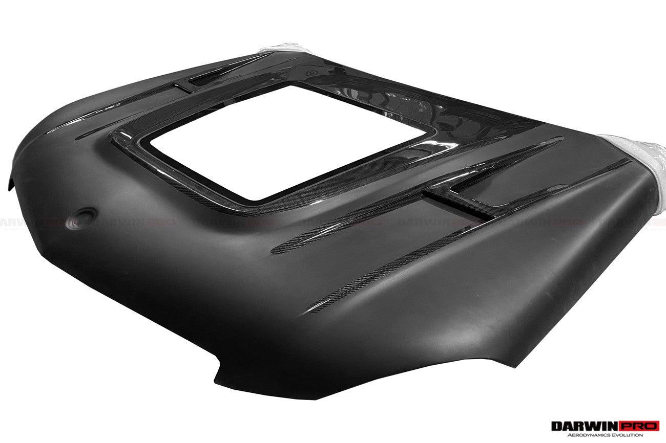 DARWINPRO - MERCEDES BENZ W205 C63 & C6S AMG COUPE 2015 -2021 PARTIAL CARBON FIBER HOOD BONNET