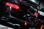 DARWINPRO - MERCEDES BENZ W205 C63 & C6S AMG COUPE 2015 -2021 PARTIAL CARBON FIBER REAR BUMPER AND LED DIFFUSER