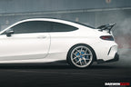 DARWINPRO - MERCEDES BENZ W205 C63 & C6S AMG COUPE 2015 -2021 PARTIAL CARBON FIBER REAR BUMPER AND LED DIFFUSER