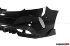 DARWINPRO - MERCEDES BENZ W205 C63 & C6S AMG COUPE 2015 -2021 PARTIAL CARBON FIBER REAR BUMPER AND LED DIFFUSER