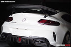 DARWINPRO - MERCEDES BENZ W205 C63 & C6S AMG COUPE 2015 -2021 PARTIAL CARBON FIBER REAR BUMPER AND LED DIFFUSER