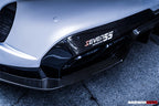 DARWINPRO - MERCEDES BENZ W205 C63 & C6S AMG COUPE 2015 -2021 PARTIAL CARBON FIBER REAR BUMPER AND LED DIFFUSER