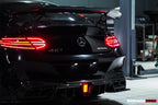 DARWINPRO - MERCEDES BENZ W205 C63 & C6S AMG COUPE 2015 -2021 PARTIAL CARBON FIBER REAR BUMPER AND LED DIFFUSER